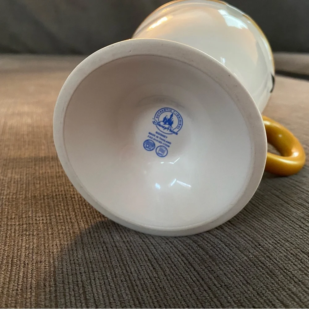 Disney Parks authentic ceramic Chip Mug, Beauty and the Beast, souvenir for less - Picture 5 of 9